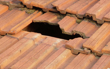 roof repair Llawr Y Glyn, Powys
